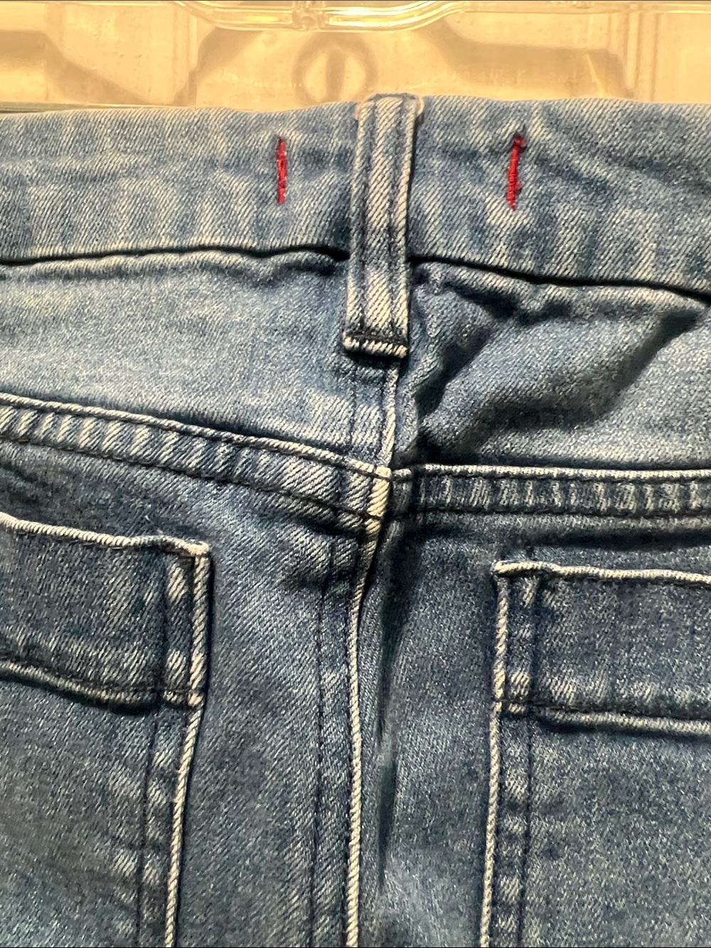 Sanctuary Mid-Rise Straight Crop Jeans in Medium Blue - Picture 10 of 11